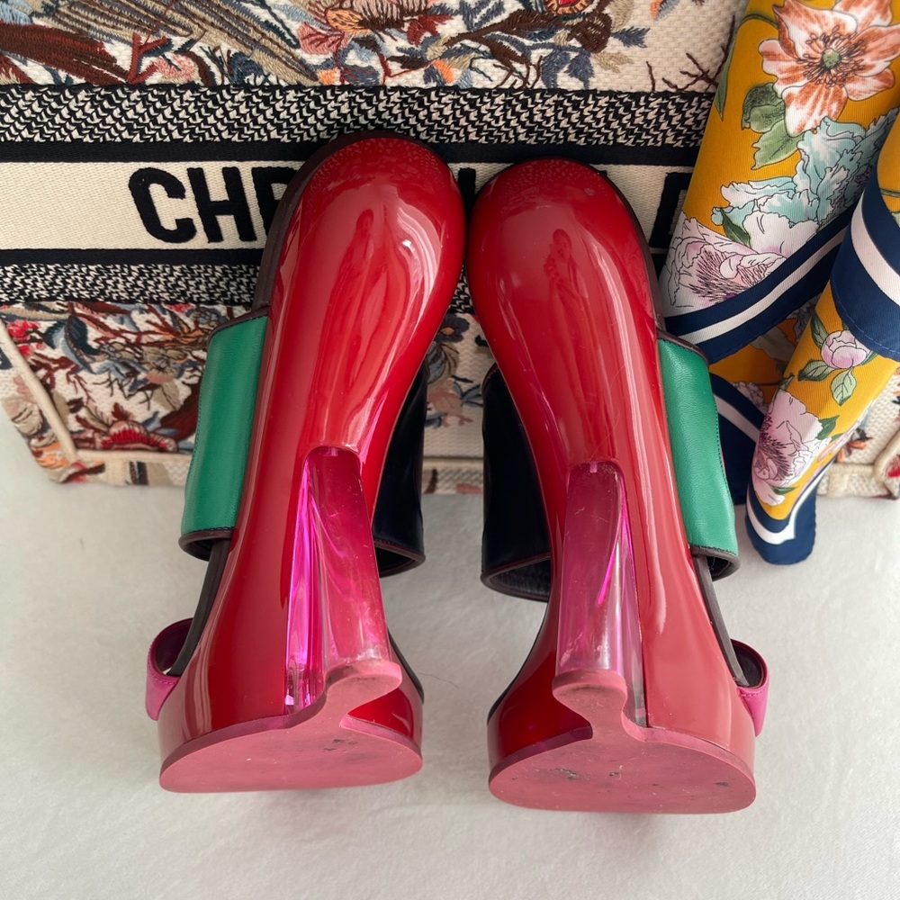 Alexander McQueen woman flip flops / size 10 - Picture 4 of 7